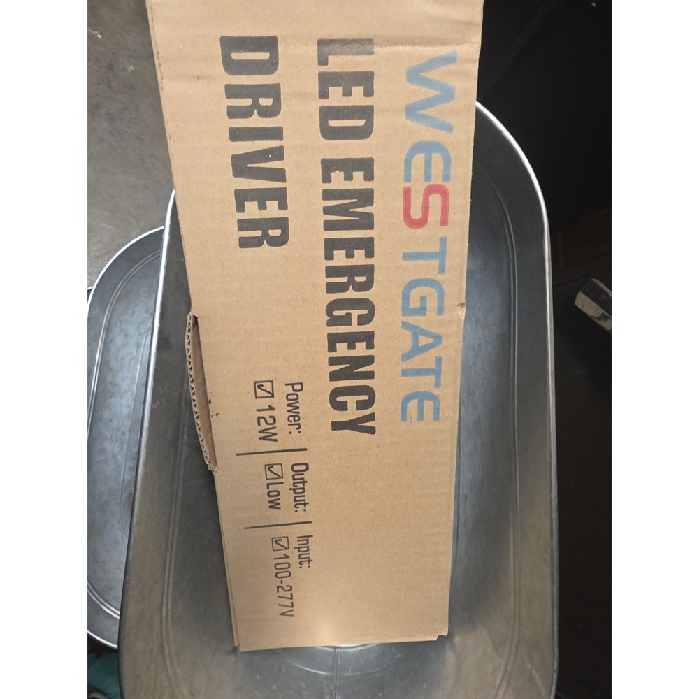 Westgate ELB-1248-EXTR‎ 12W Emergency LED Driver 100-277V 90 Min Battery Backup